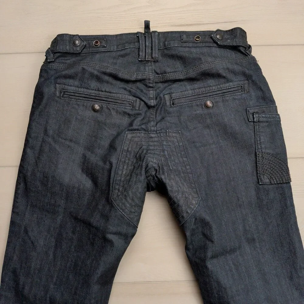 Osloh Jeans Mens 30x27 Blue Lane Trouser No 9 Pants Straight Cycling Biking‎